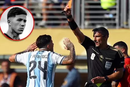 El centrocampista se pronunci� tras expulsi�n.