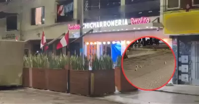Balean chicharroner�a y exigen cupo de S/10 mil