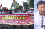 SUTEP rechaza posible registro de FENATE como sindicato: "Si se hace, sería un proceso ilegal"