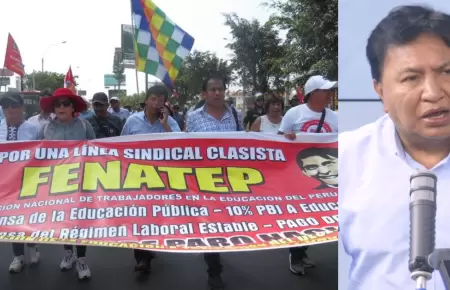 SUTEP critica nombramiento de Flavio Cruz como ministro de trabajo