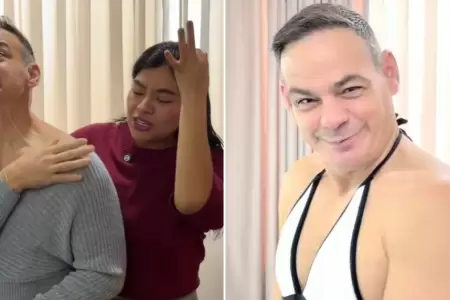 Leslie Echevarr�a descubre a Mark Vito con vestido