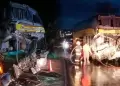 Choque entre un bus y un cami�n dej� m�s de 40 heridos: Accidente bajo investigaci�n