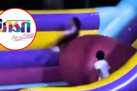 Menor que cay� de juego inflable fue sometida a dos cirug�as