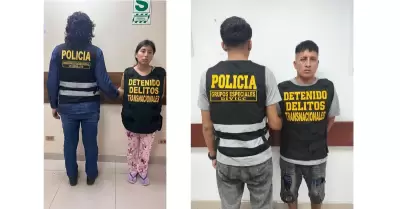 PNP detiene a dos presuntos integrantes de banda extorsionadora 'Golden Premium'