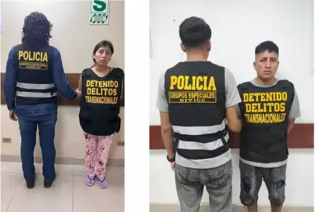 PNP detiene a dos presuntos integrantes de banda extorsionadora 'Golden Premium'