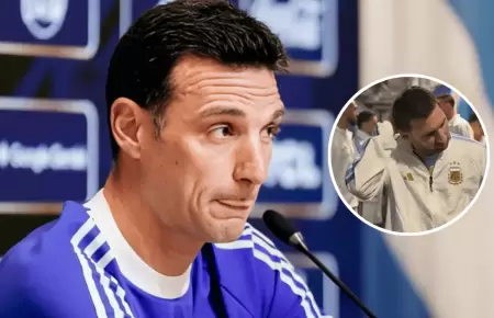 Scaloni habla de supuestas presiones y conflictos internos en Argentina