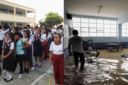 Minedu adelanta cierre del a�o escolar en por riesgo de Fen�meno 'El Ni�o'