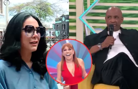 Magdyel Ugaz descarta romance con Sergio George y Magaly se burla