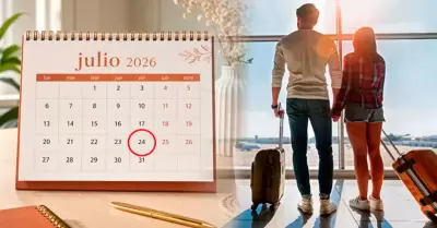 �Ser� feriado largo desde el 24 de julio?