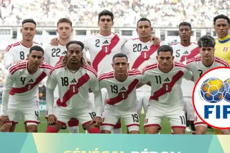 Per� obtuvo una nueva posici�n en el ranking FIFA tras el Mundial