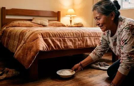 Significado de colocar arroz debajo de la cama.