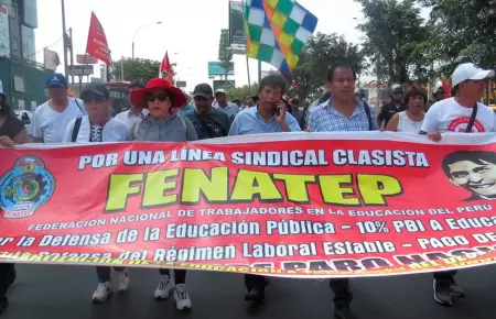 FENATEP era el sindicato ligado a Pedro Castillo.