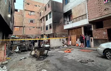 Incendio ocasion� la muerte de 10 personas en La Victoria.