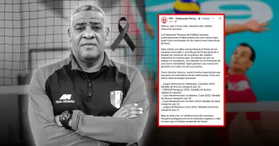 FPV y la Liga de V�ley lamentaron la p�rdida.
