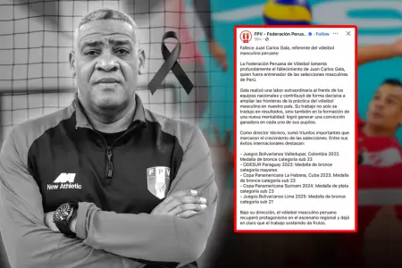 FPV y la Liga de V�ley lamentaron la p�rdida.