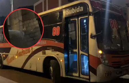 Atacan a balazos bus de la empresa 'Nueva Am�rica y hieren al conductor