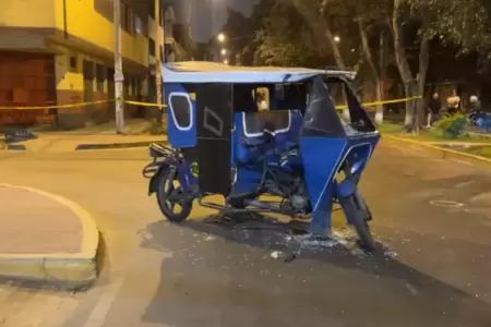 Mototaxista fue atacado a balazos en Santa Anita