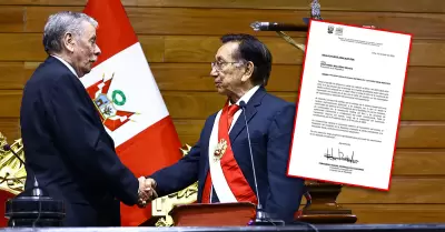 Aclar� que Balc�zar solo dejar� de ser parlamentario el 26 de julio.