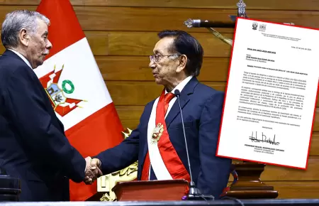 Aclar� que Balc�zar solo dejar� de ser parlamentario el 26 de julio.