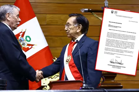 Aclar� que Balc�zar solo dejar� de ser parlamentario el 26 de julio.