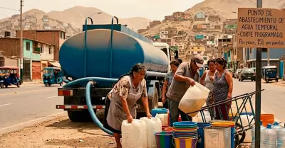Corte de agua: distritos y horarios.