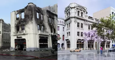 Edificio Giacoletti ya entr� a su �ltima etapa de reestructuraci�n tras incendio
