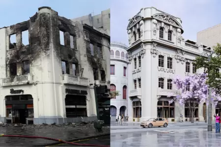 Edificio Giacoletti ya entr� a su �ltima etapa de reestructuraci�n tras incendio