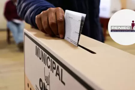 Reniec entrega a la ONPE primera actualizaci�n de datos
