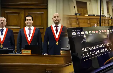 Juramentaci�n de senadores