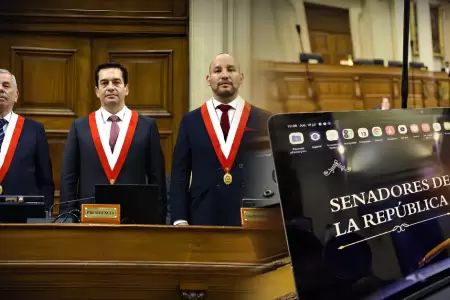 Juramentaci�n de senadores