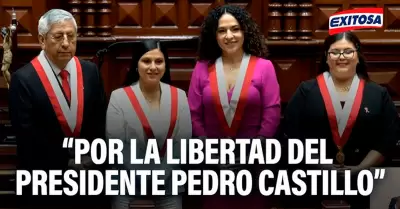 Yenifer Paredes jura como diputada para el periodo 2026 - 2031