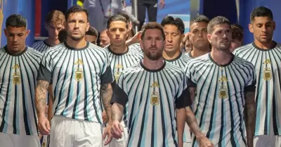 Messi y el regalo a sus compa�eros