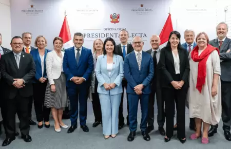Keiko Fujimori se reuni� con embajadores de la Uni�n Europea