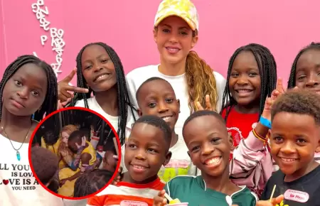 Shakira y la emotiva promesa a los ni�os de Uganda