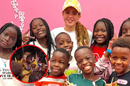 Shakira y la emotiva promesa a los ni�os de Uganda