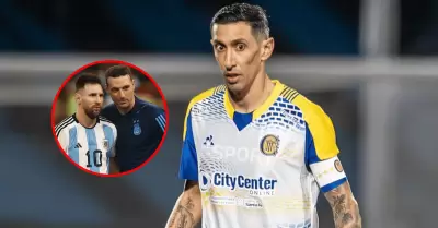 �ngel Di Mar�a habla sobre la continuidad de Messi y Scaloni en Argentina