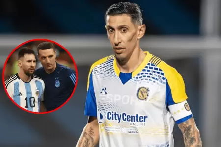 �ngel Di Mar�a habla sobre la continuidad de Messi y Scaloni en Argentina