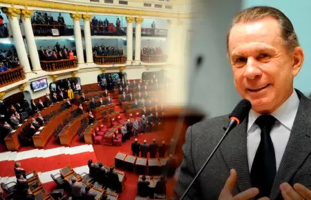 Ricardo Belmont, envi� un "fuerte" mensaje a los senadores y diputados.