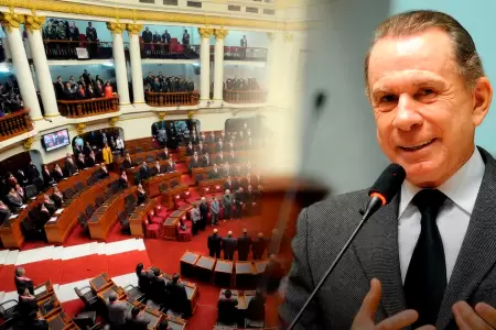 Ricardo Belmont, envi� un "fuerte" mensaje a los senadores y diputados.