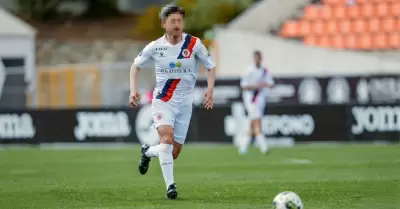El delantero marc� un record.