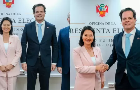 La presidenta electa sostuvo encuentro bilateral con Navarro en su oficina.