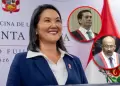 Keiko Fujimori felicit� a Miguel �ngel Torres y �scar Reto tras su elecci�n como presidentes en Mesas Directivas