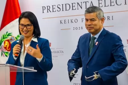 Luis Galarreta afirma que el Gobierno de Fujimori ser� de di�logo abierto.