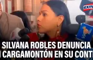 Silvana Robles denuncia un "cargamont�n" en su contra y reafirma su postura antifujimorista