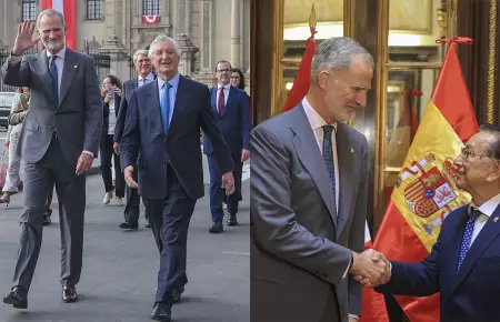 El monarca llega al pa�s para asistir a la ceremonia de investidura.