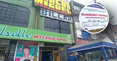 La discoteca fue clausurada.