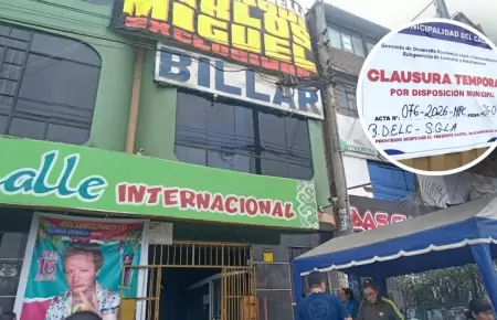 La discoteca fue clausurada.