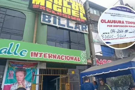 La discoteca fue clausurada.