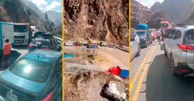 Carretera Central colapsa por masiva salida de viajeros en Fiestas Patrias.