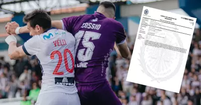 Socios de Alianza Lima presentaron denuncia contra los �rbitros.